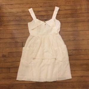 Banana republic size 4 cream colored dress